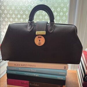 Vintage Brown Leather Apothecary Doctors Men's Bag